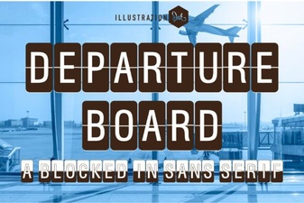 Departure Board Font: Retro Design Inspiration for Modern Projects