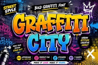 Graffiti City Font: Bold Urban Typography for Creative Projects