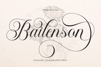 Bailenson Font: a Creative Choice for Bold Visual Design