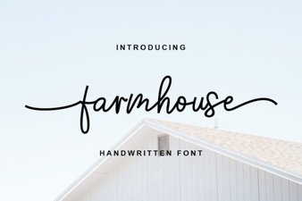 Rustic Farmhouse Fonts for Authentic Design Projects