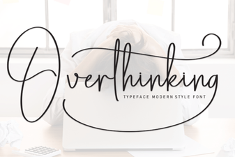 Overthinking Font: Expressive Typography for Bold Designs
