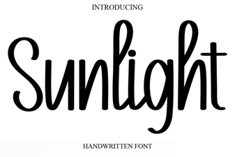 Sunlight Font: a Bright and Creative Typeface for Modern Design