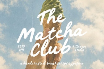 The Matcha Club Font - Elegant Script Font for Modern Designs