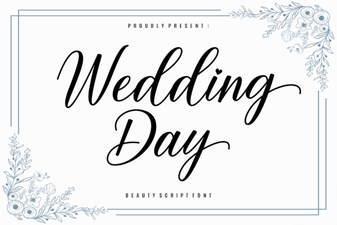 Elegant Wedding Day Font Ideas for Beautiful Invitations